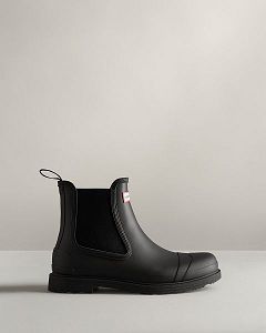 Black Hunter Commando Men's Chelsea Boots | Ireland-39501