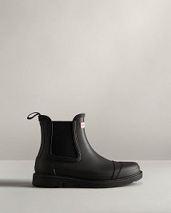 Black Hunter Commando Women's Chelsea Boots | Ireland-36459