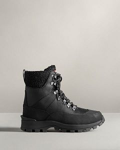 Black Hunter Insulated Recycled Polyester Commando Women's Winter Boots | Ireland-59208