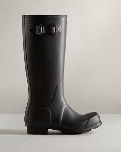 Black Hunter Original Tall Men's Rain Boots | Ireland-15847