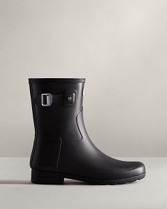 Black Hunter Refined Slim Fit Short Women's Rain Boots | Ireland-93510