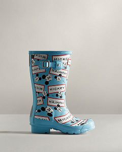 Blue Hunter Disney Kids' Rain Boots | Ireland-53970