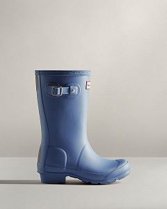 Blue / Purple Hunter Original Kids' Rain Boots | Ireland-73285