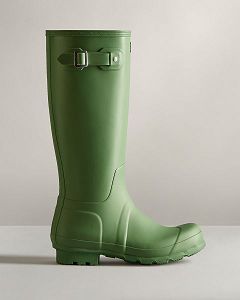 Green Hunter Original Tall Men's Rain Boots | Ireland-25948