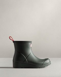 Green Hunter Play Short Women's Rain Boots | Ireland-60182