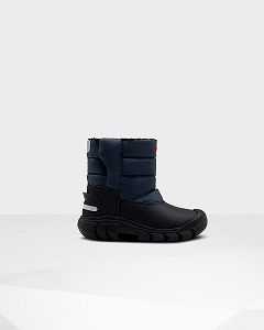 Navy / Black Hunter Insulated Kids' Snow Boots | Ireland-50476