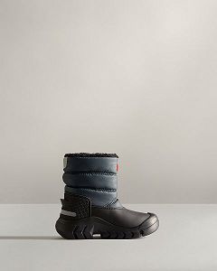 Navy / Black Hunter Insulated Kids' Snow Boots | Ireland-73451