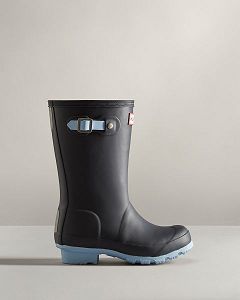 Navy / Blue Hunter Insulated Kids' Winter Boots | Ireland-89372