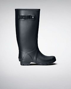 Navy Hunter Huntress Wide Leg Women's Rain Boots | Ireland-39850