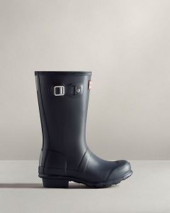 Navy Hunter Original Kids' Rain Boots | Ireland-90863