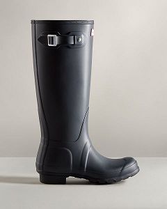 Navy Hunter Original Tall Women's Original Tall Boots | Ireland-17309