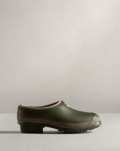 Olive / Green Hunter Gardener Men's Clogs | Ireland-97284