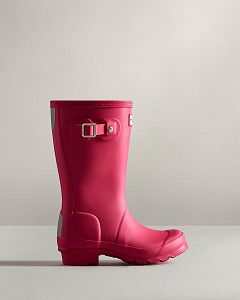 Pink Hunter Original Kids' Original Boots | Ireland-29357