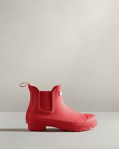 Pink Hunter Original Women's Chelsea Boots | Ireland-68497