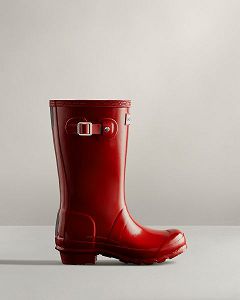 Red Hunter Original Gloss Kids' Original Boots | Ireland-14287