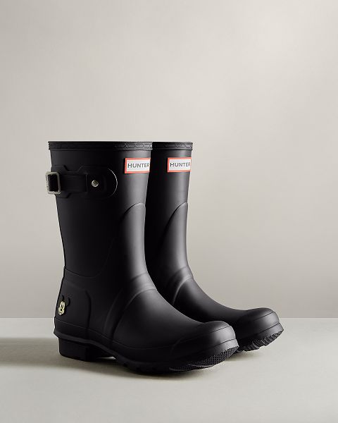 Black Hunter Disney Short Women's Rain Boots | Ireland-47012