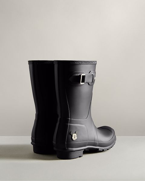 Black Hunter Disney Short Women's Rain Boots | Ireland-47012