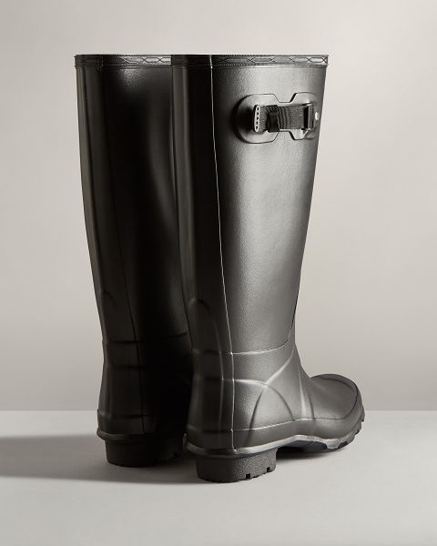 Black Hunter Huntress Wide Leg Women's Rain Boots | Ireland-50967