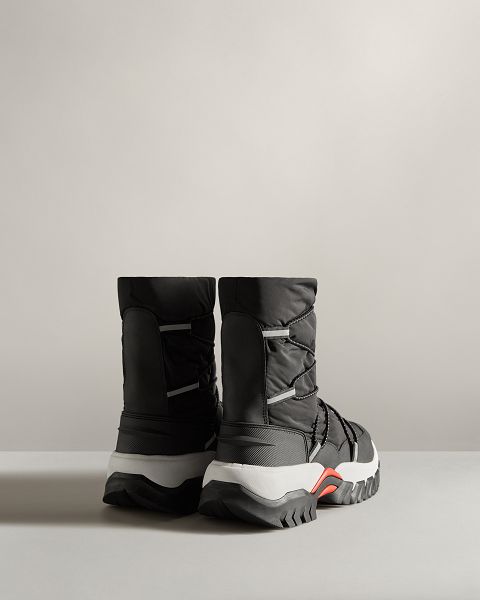 Black Hunter Insulated Recycled Polyester Women's Snow Boots | Ireland-53892