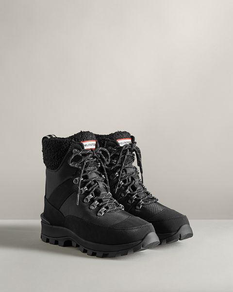 Black Hunter Insulated Recycled Polyester Commando Women's Winter Boots | Ireland-59208