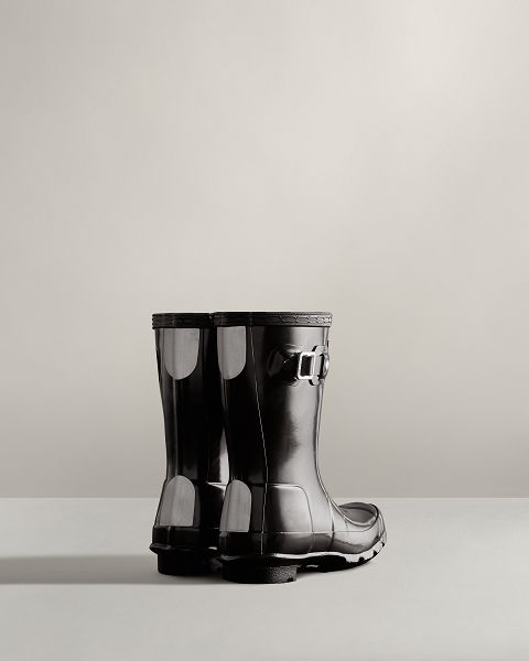 Black Hunter Original Gloss Kids' Rain Boots | Ireland-12865