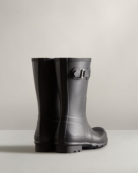 Black Hunter Original Short Men's Rain Boots | Ireland-51489