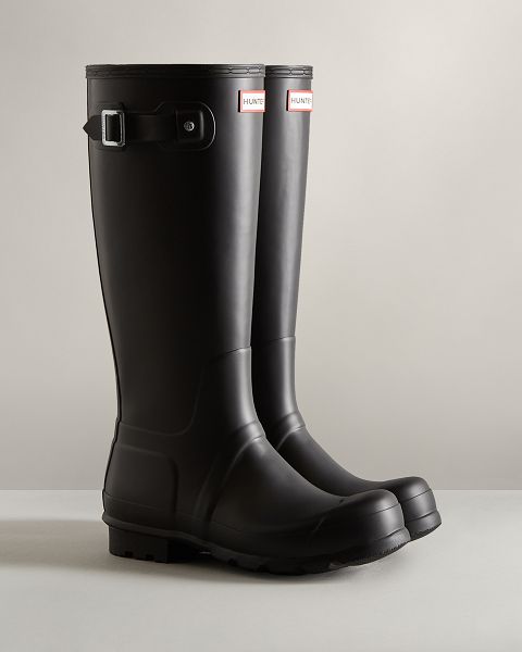 Black Hunter Original Tall Men's Rain Boots | Ireland-15847