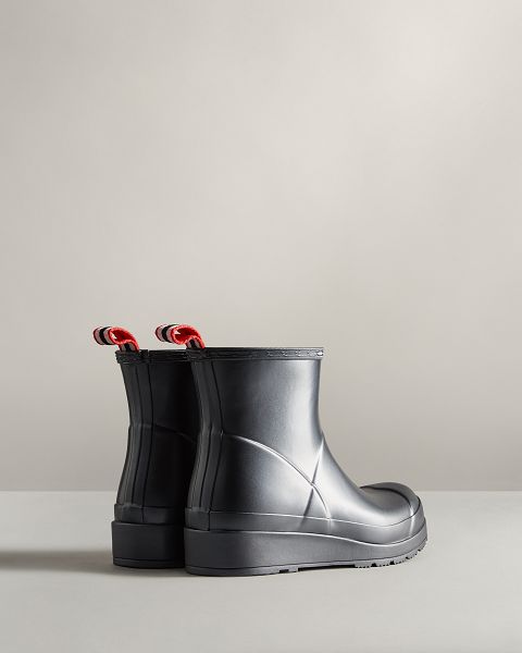 Black Hunter Play Short Pearlized Women's Rain Boots | Ireland-26108