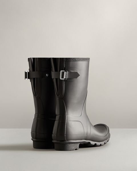 Black Hunter Short Back Adjustable Women's Rain Boots | Ireland-67298