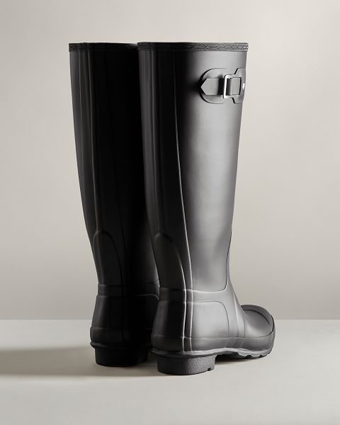 Black Hunter Tall Wide Fit Women's Rain Boots | Ireland-29315