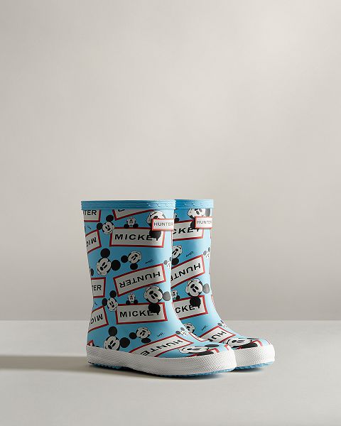 Blue Hunter First Disney Kids' Rain Boots | Ireland-85096