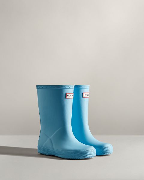 Blue Hunter Original First Classic Kids' Rain Boots | Ireland-92870