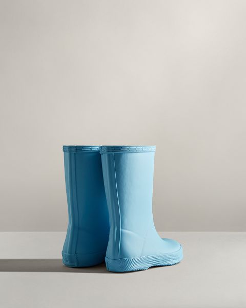 Blue Hunter Original First Classic Kids' Rain Boots | Ireland-92870