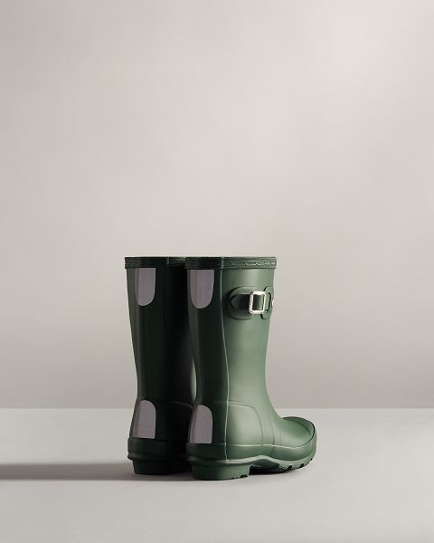 Green Hunter Original Kids' Rain Boots | Ireland-49651