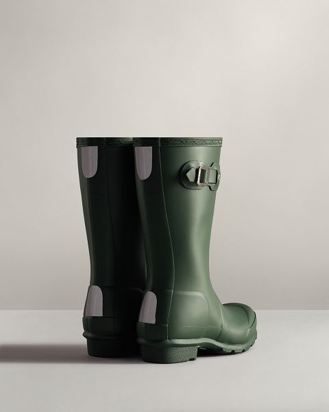 Green Hunter Original Kids' Rain Boots | Ireland-75396