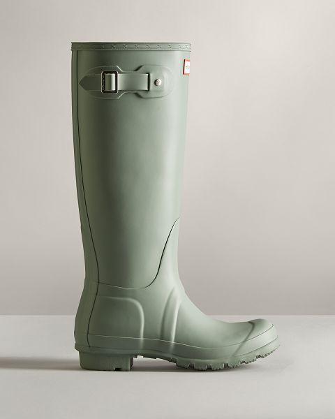 Green Hunter Original Tall Women\'s Rain Boots | Ireland-18249