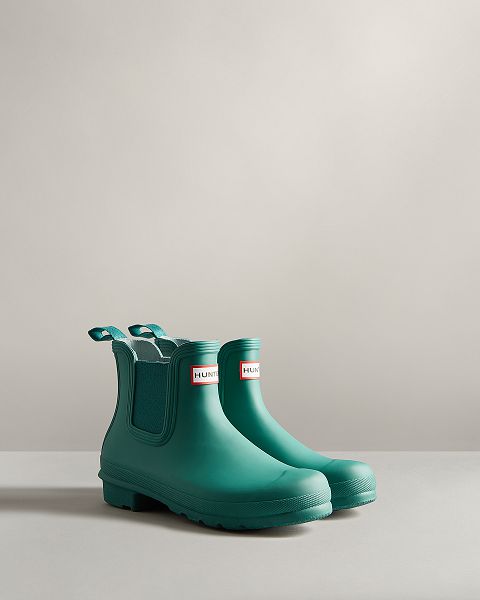 Green Hunter Original Women's Chelsea Boots | Ireland-35284