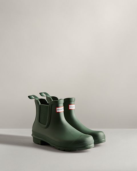 Green Hunter Original Women's Chelsea Boots | Ireland-75083