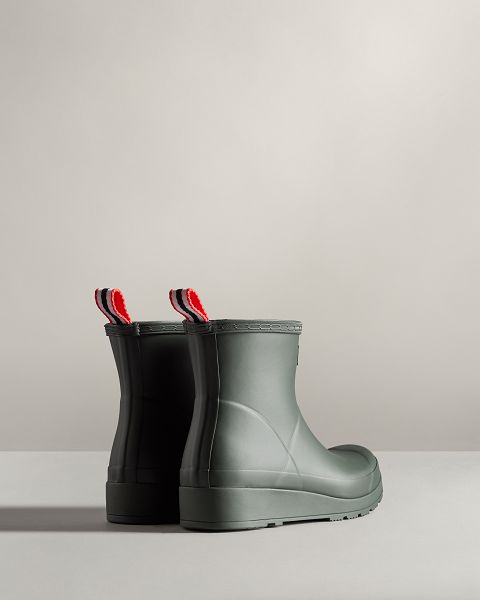 Green Hunter Play Short Women's Rain Boots | Ireland-60182