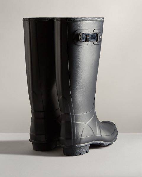 Navy Hunter Huntress Wide Leg Women's Rain Boots | Ireland-96840