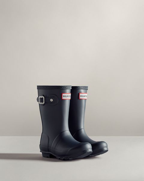 Navy Hunter Original Kids' Rain Boots | Ireland-87561