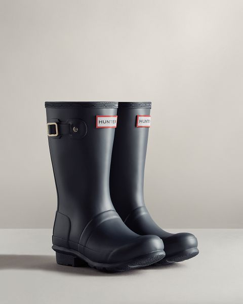 Navy Hunter Original Kids' Rain Boots | Ireland-90863