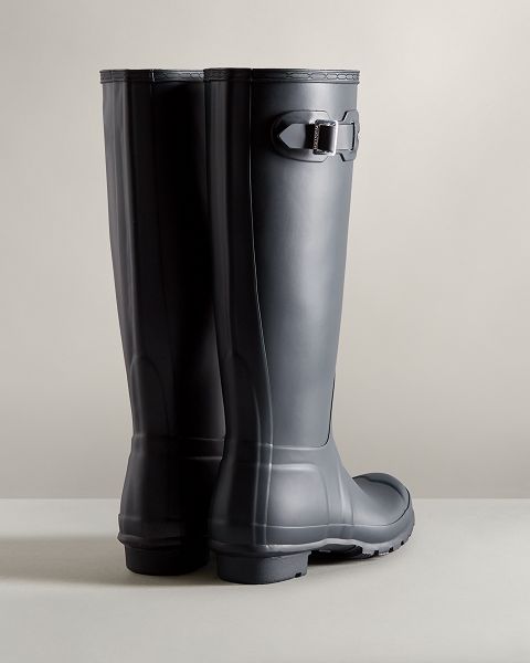 Navy Hunter Original Tall Women's Original Tall Boots | Ireland-17309