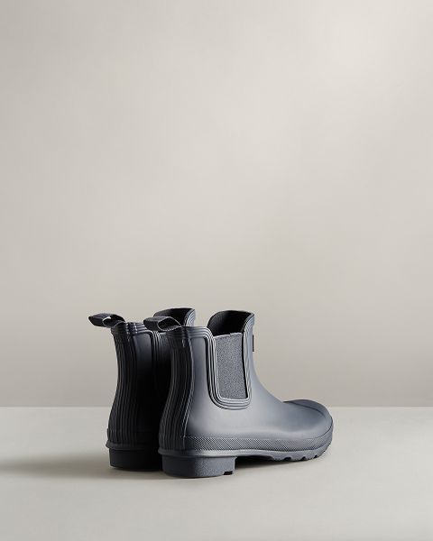 Navy Hunter Original Women's Chelsea Boots | Ireland-46721