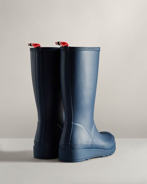 Navy Hunter Play Tall Women's Rain Boots | Ireland-48217