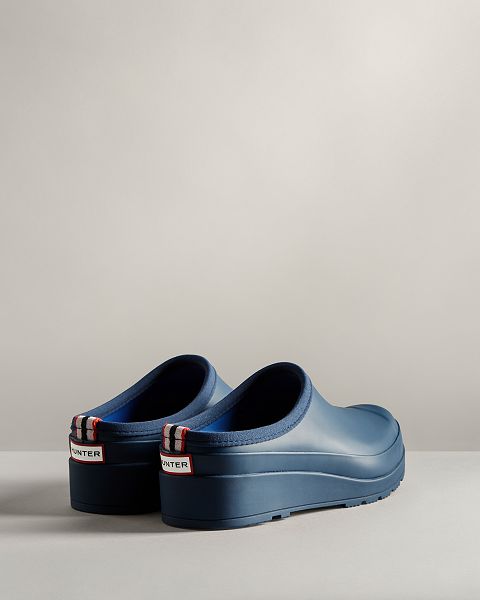 Navy Hunter Play Women's Clogs | Ireland-97048