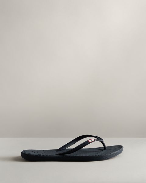 Navy Hunter Summer Men's Flip Flops | Ireland-38061