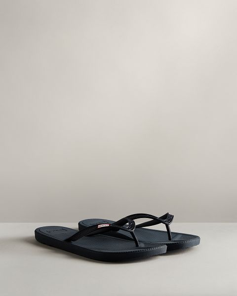 Navy Hunter Summer Men's Flip Flops | Ireland-38061