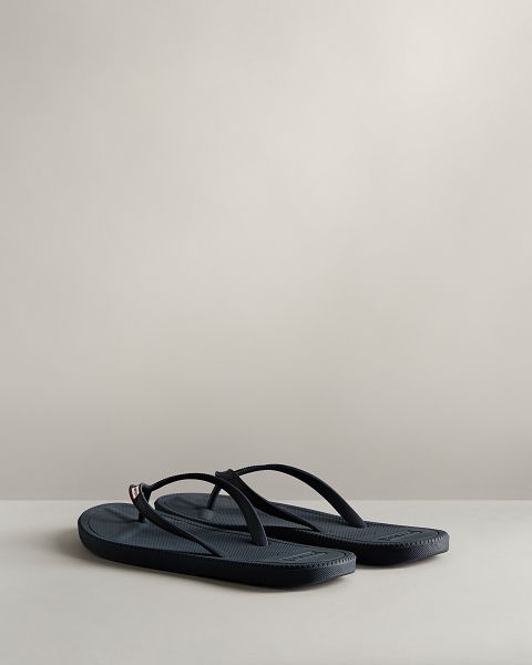 Navy Hunter Summer Men's Flip Flops | Ireland-38061