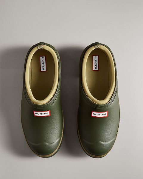 Olive / Green Hunter Gardener Women's Clogs | Ireland-59081